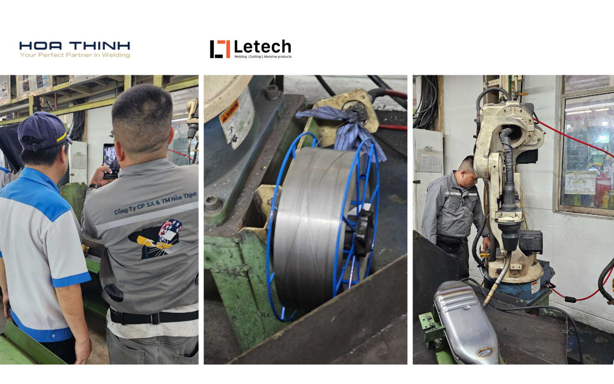 Letech ER308LSi &ndash; Giải ph&aacute;p tối ưu h&oacute;a h&agrave;n th&eacute;p kh&ocirc;ng gỉ bằng robot cho ng&agrave;nh c&ocirc;ng nghiệp &ocirc; t&ocirc;, xe m